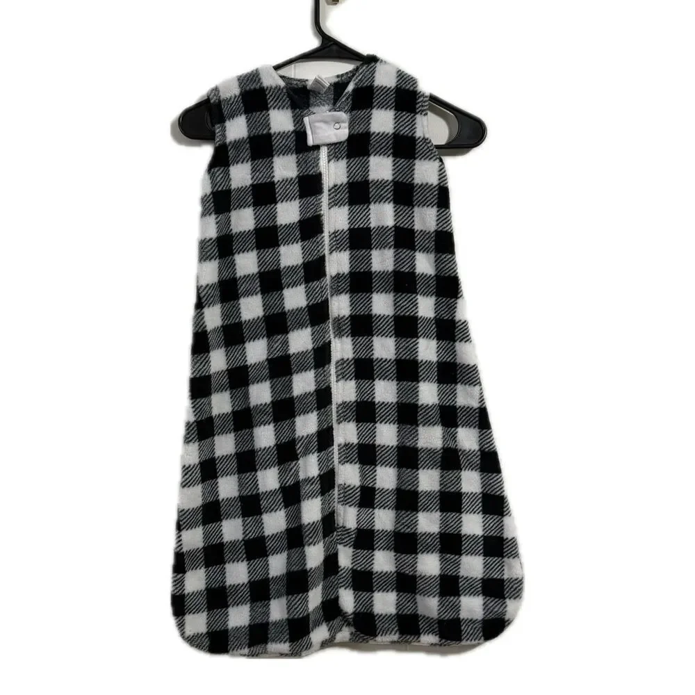 Black and White Checkered‎ Sleep Sack Pajamas